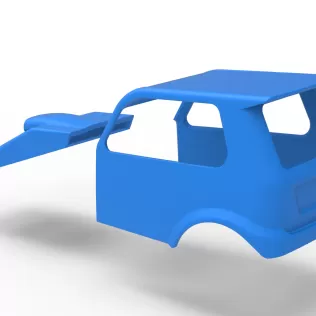 Shell of New Zealand Ministock car Version 2 Scale 1:25