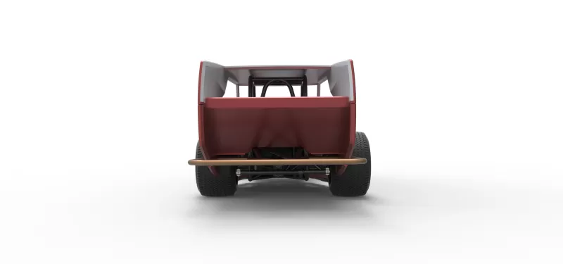 Vintage Dirt Modified stock car Version 5 Scale 1:25 - Model preview 16