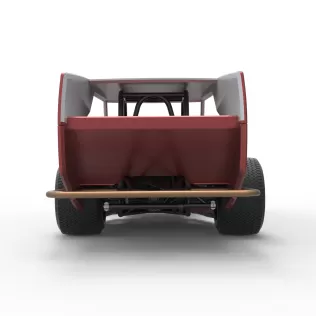 Vintage Dirt Modified stock car Version 5 Scale 1:25 - Model thumbnail 16