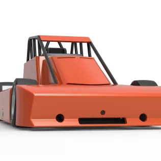 Experimental Pavement Silver Crown Car Scale 1:25 - Model thumbnail 27