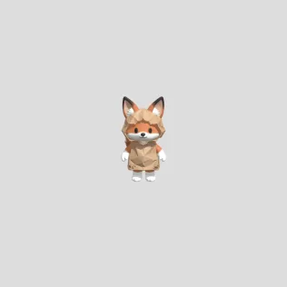 Cardboard Fox
