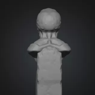 Octopus warrior Statue