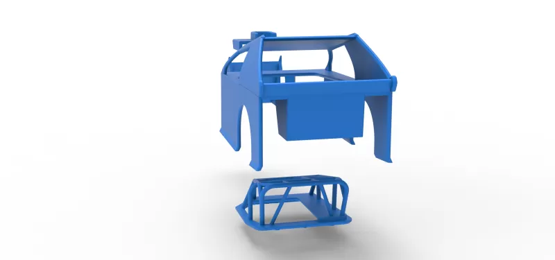 Shell of Mod Lite Race car Scale 1:25 - Model preview 26