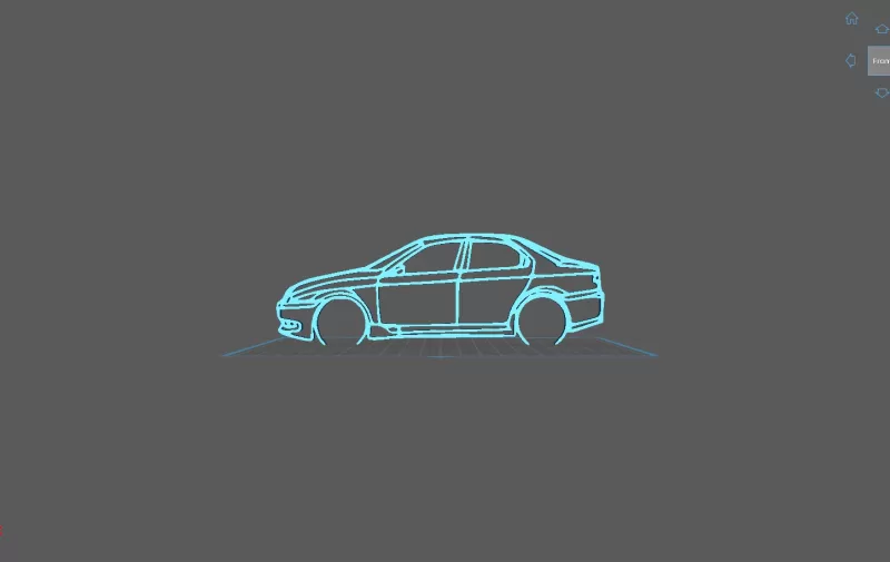 Alfa Romeo - 156 GTA Wall Art - Model preview 2
