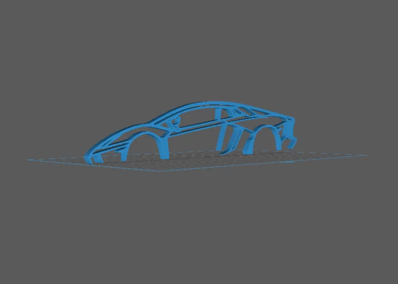 Lamborghini - Avantador Wall Art - Model preview 2