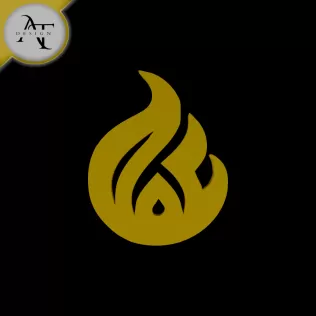Simple Flame Symbol - 2D Art