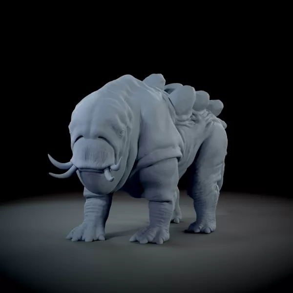 Mursuratops Alien Creature - Model preview 2