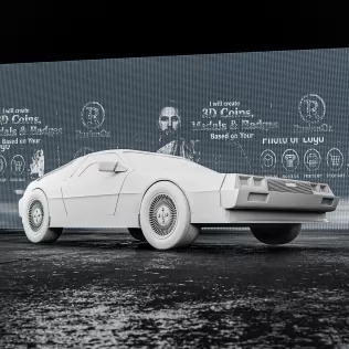 DMC DeLorean #RoZ - Model thumbnail 7