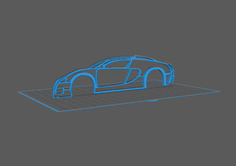 Bugatti - Veyron Wall Art - Model preview 2