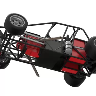 Experimental Pavement Silver Crown Car Base Scale 1:25 - Model thumbnail 3