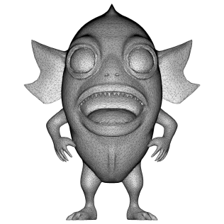 Oddball Creature Set – Fantasy Weirdlings Kitbash High-Poly 3D - Model thumbnail 9