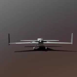 Rutan Model 40 Defiant - Model thumbnail 2