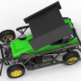 BriSCA Formula 2 Stock Car Scale 1:25 - Model thumbnail 4
