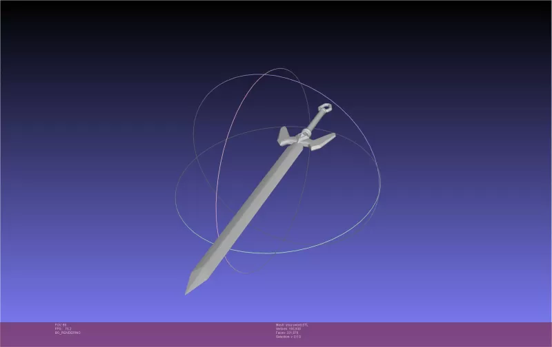 Dungeon Of Black Company Shia Sword - Model preview 2