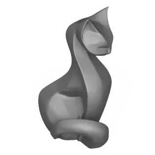 Decorative Cat Statue 3D Print Model - Model thumbnail 4
