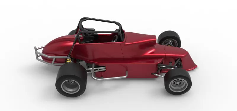 Pavement Silver Crown Car Version 2 Scale 1:25 - Model preview 23