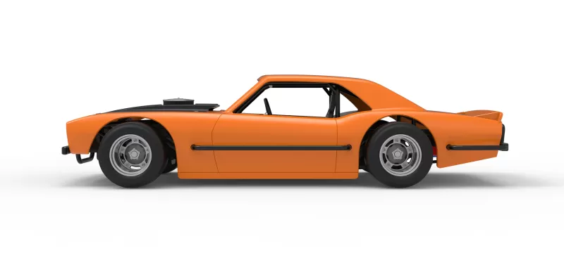 Vintage Asphalt Modified stock car V12 Scale 1:25 - Model preview 9