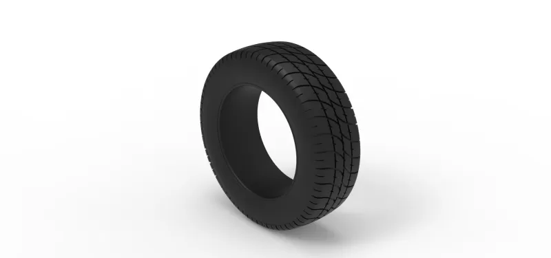 Race tire 10 Scale 1:25 - Model preview 7