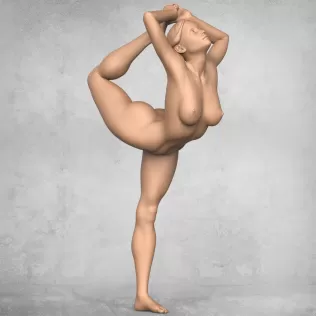 Yoga Female Pose Collection - Model thumbnail 16