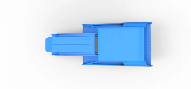 Shell of Vintage Dirt Modified stock car Version 4 Scale 1:25 - Model preview 8