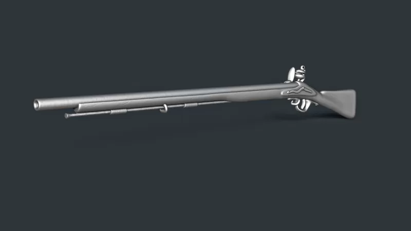 Musket Rifle RoZ - Model preview 4