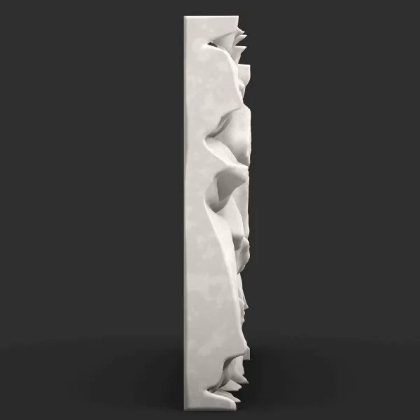 Stone Wall 052 - Model preview 3
