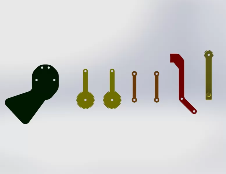 Mechanical gripper - Model preview 14