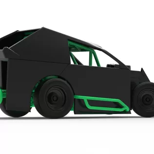 Mod Lite Race car while turning Scale 1:25 - Model thumbnail 21