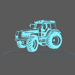 Tractor - Valtra Valmet Wall Art
