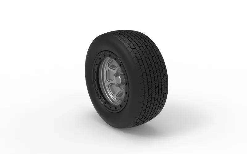 Wheel of Dirt Modified stock car V4 Scale 1:25 - Model preview 7