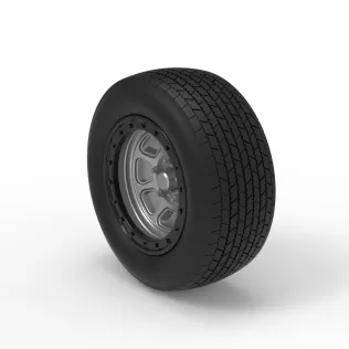 Wheel of Dirt Modified stock car V4 Scale 1:25 - Model thumbnail 7