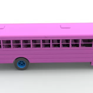 School bus for Figure 8 racing Version 2 Scale 1:25 - Model thumbnail 20