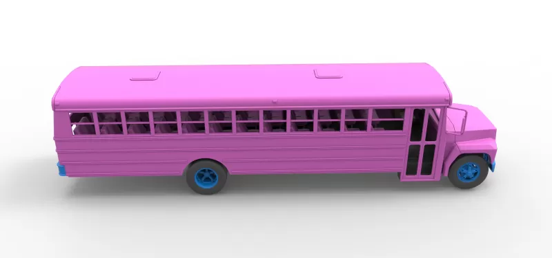 School bus for Figure 8 racing Version 2 Scale 1:25 - Model preview 20