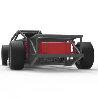 Vintage Asphalt Outlaw Super late model Base Scale 1:25 - Model thumbnail 15