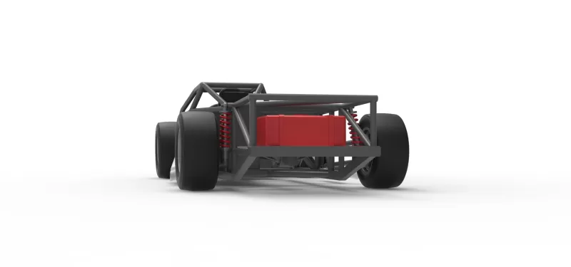 Vintage Asphalt Outlaw Super late model Base Scale 1:25 - Model preview 15
