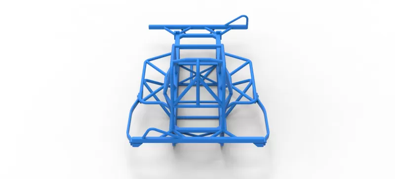 Frame of BriSCA Micro Formula 2 Stock Car Scale 1:16 - Model preview 13