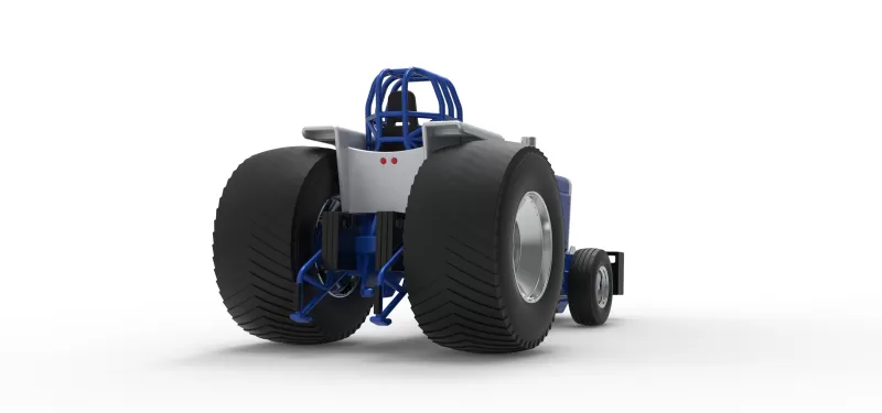 Pro Stock Pulling Tractor Version 5 Scale 1:25 - Model preview 16