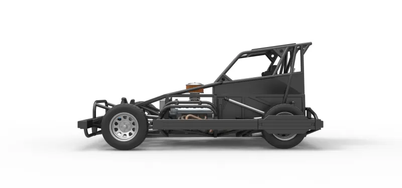 New Zealand Superstock car Base Version 4 Scale 1:25 - Model preview 9