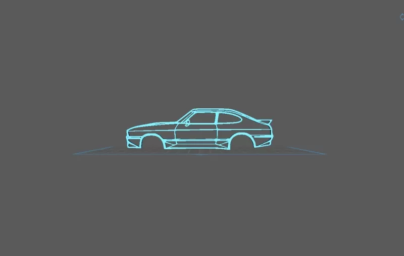 Ford - Capri 1985 Wall Art - Model preview 1