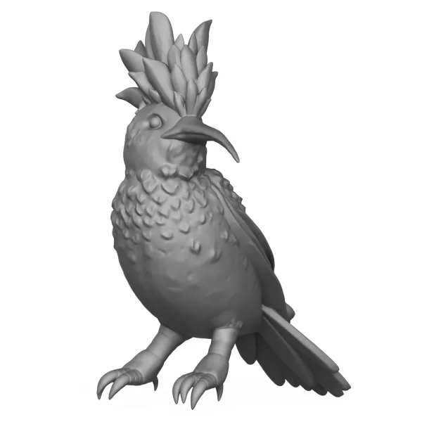 Eurasian Hoopoe Bird - Model preview 1