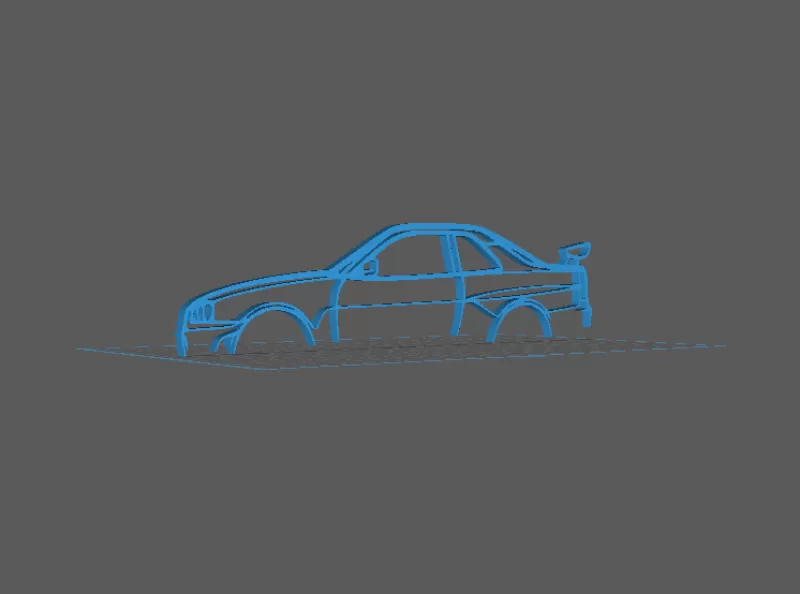 Nissan - Skyline Wall Art - Model preview 1