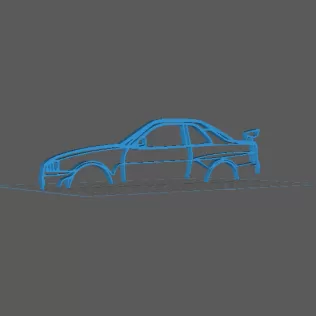 Nissan - Skyline Wall Art - Model thumbnail 1