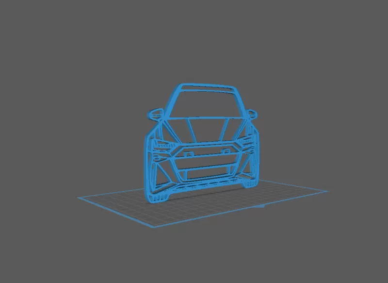 Audi - RS6 Wall Art - Model preview 1