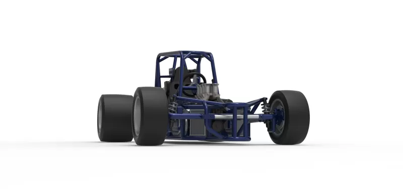 Pavement Silver Crown Car Base Version 2 Scale 1:25 - Model preview 27