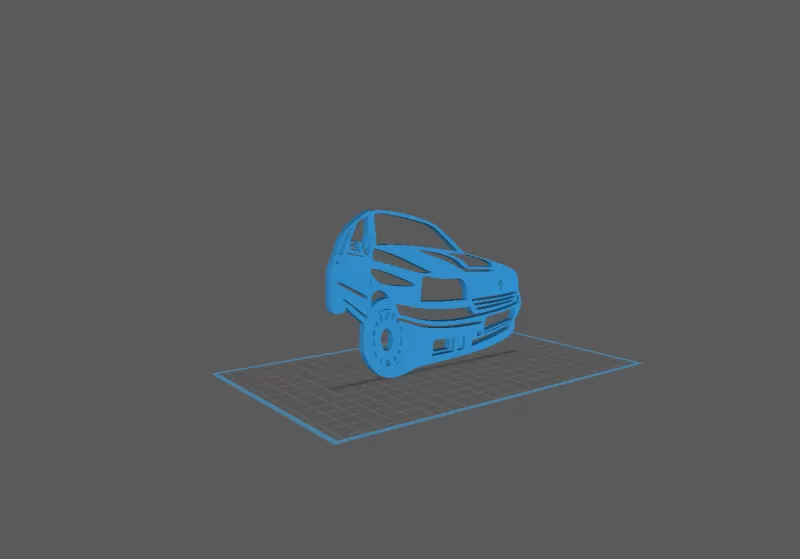 Renault - Clio 16s Wall Art - Model preview 1