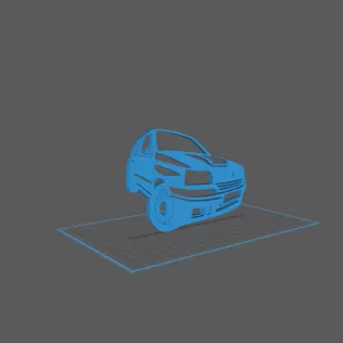 Renault - Clio 16s Wall Art - Model thumbnail 1