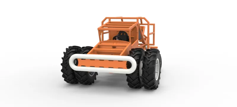 Racing Combine Harvester Base Scale 1:25 - Model preview 5