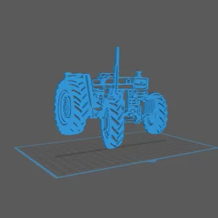 Tractor - Massey Ferguson 188 Wall Art - Model thumbnail 1