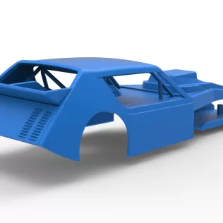 Shell of Vintage Asphalt Modified stock car V8 Scale 1:25 - Model thumbnail 12