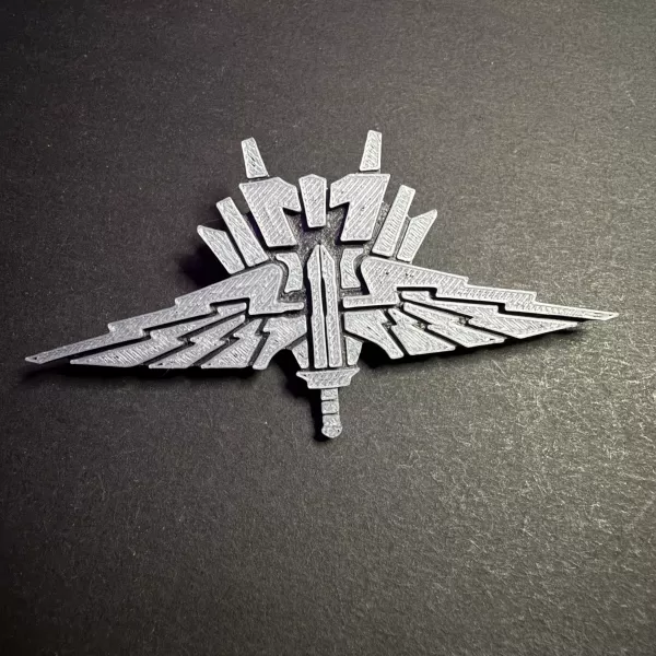 Starship Troopers Mobile Infantry Uniform Pin - Model preview 1